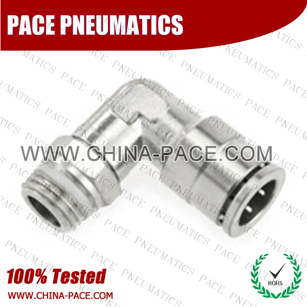 cmpgj,Pneumatic Fittings with npt and bspt thread, Air Fittings, one touch tube fittings, Pneumatic Fitting, Nickel Plated Brass Push in Fittings